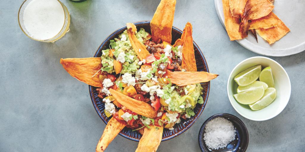 Healthy Loaded Black bean Nachos Recipe