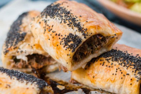 healthy sausage rolls