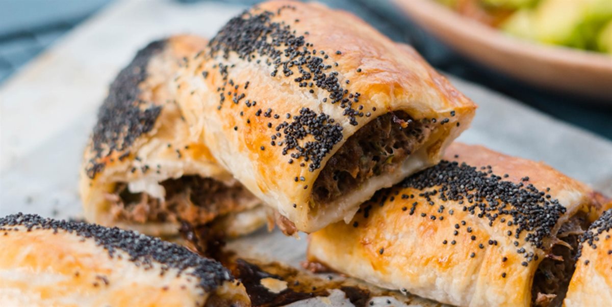 healthy sausage rolls