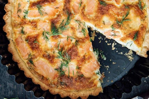 Salmon & Dill Quiche