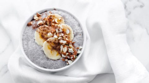 Almond Banana Chia Pudding