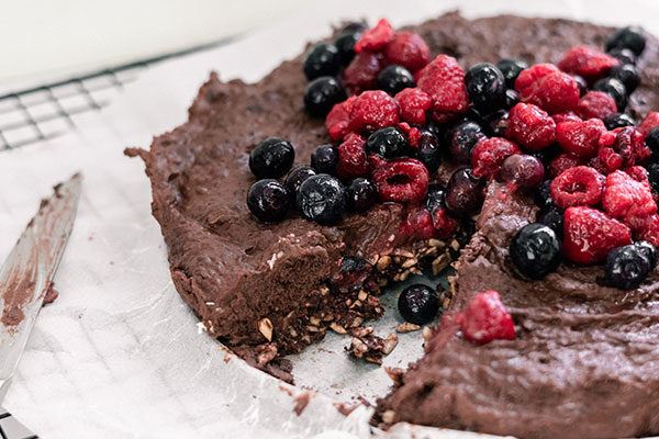 Raw Chocolate Black Bean Cake