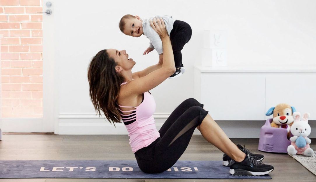 how to workout at home with your baby