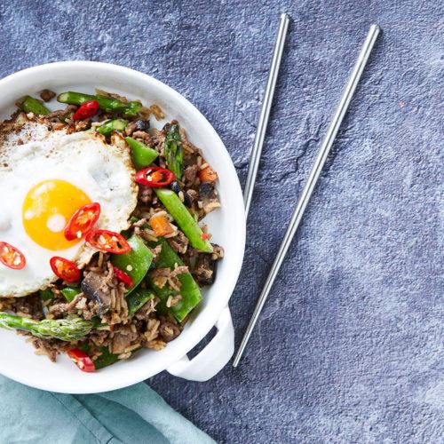 Thai Beef Larb & Fried Egg Recipe