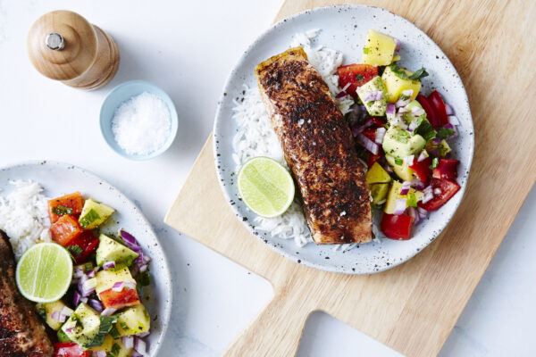 Jerk Salmon Healthy Dinner Recipe