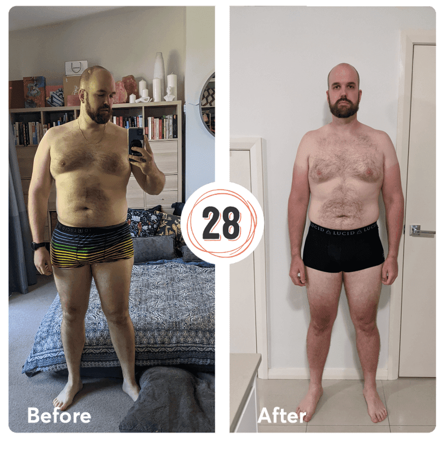 Chris lost 20kgs - Dec 2020 8 week challenge